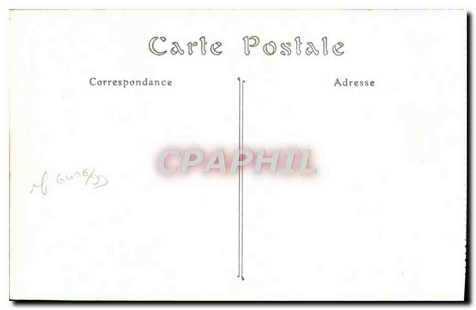CPA Caen La Nef de l'Eglise de la Sainte Trinite Abbaye aux Dames — Verso
