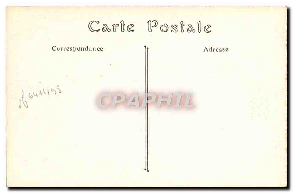CPA Caen La Nef de l'Eglise de la Trinite Abbaye Aux Dames — Verso