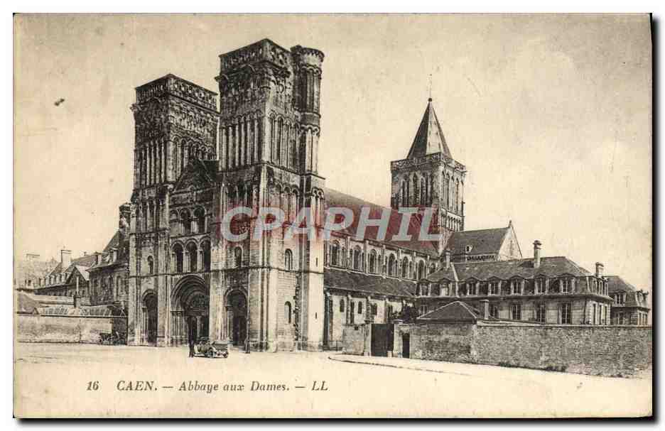 CPA Caen Abbaye aux Dames 