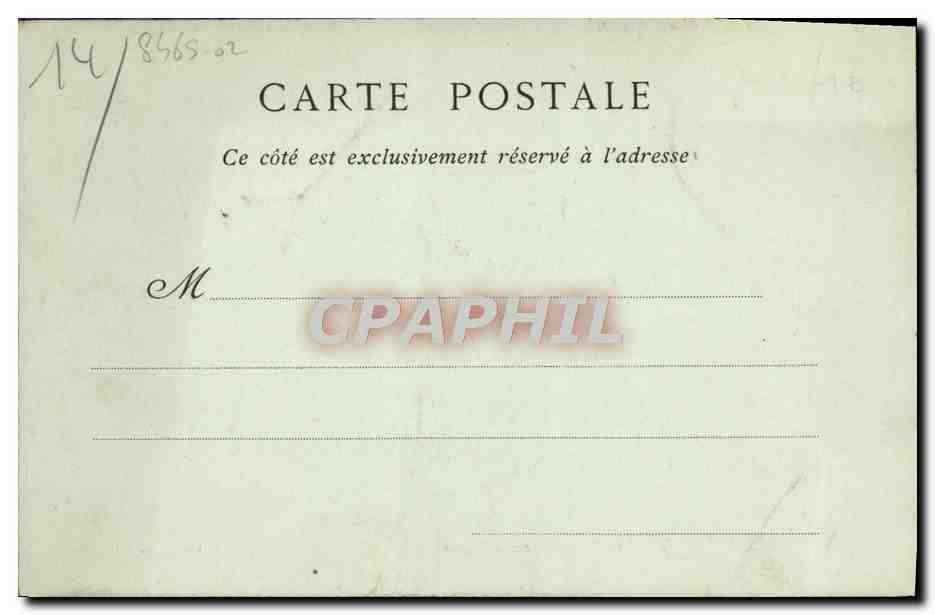 CPA Caen Eglise de la Trinite Abbaye aux Dames  — Verso