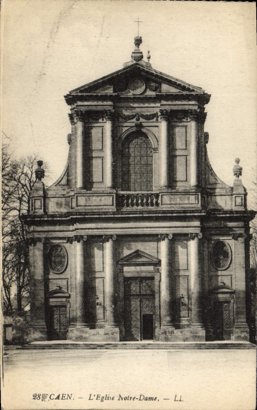 CPA Caen L'Eglise Notre Dame 