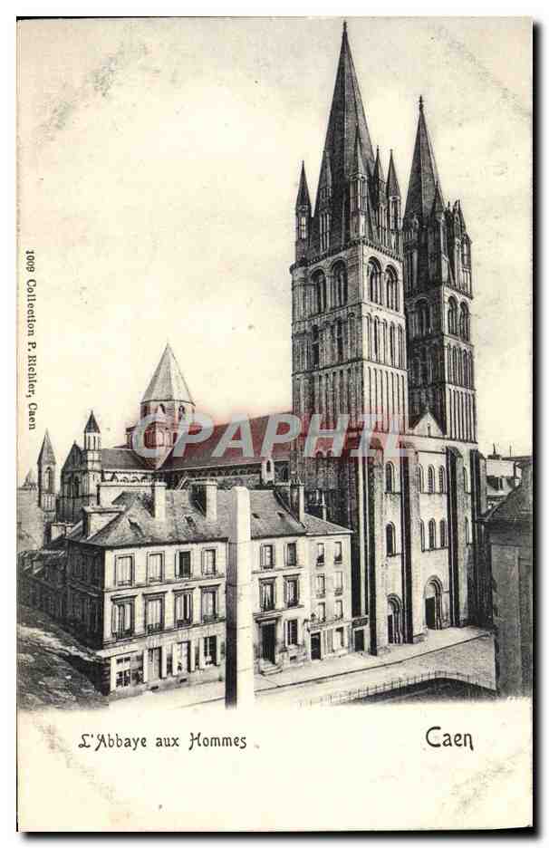 CPA L'Abbaye aux Hommes Caen 