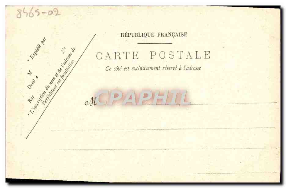 CPA Caen La Vieille Eglise Saint Etienne  — Verso