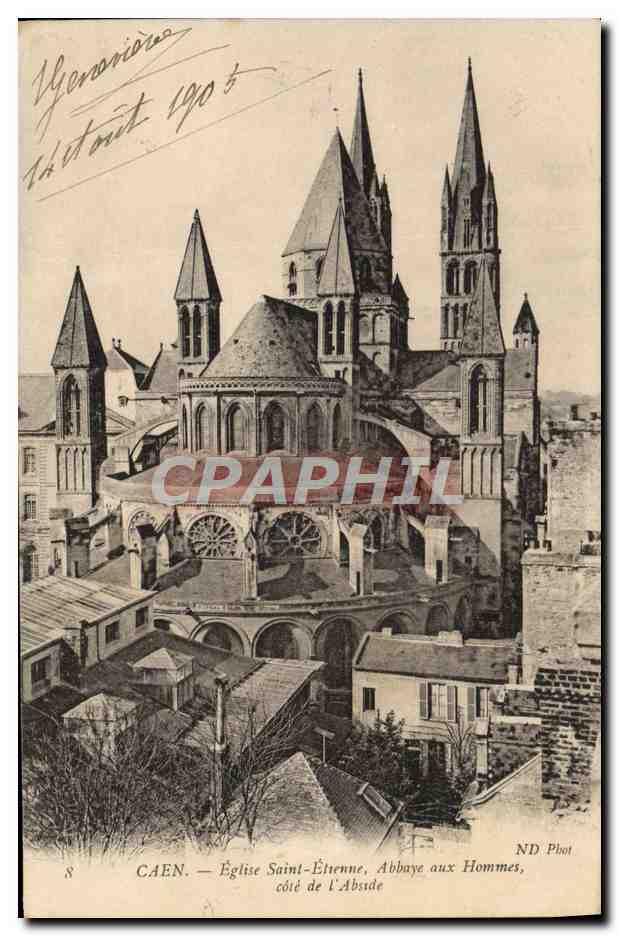 CPA Caen Eglise Saint Etienne Abbaye aux Hommes 