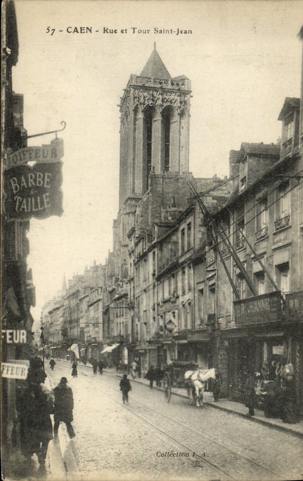 Caen - Rue et Tour Saint-Jean — Collection L. A.