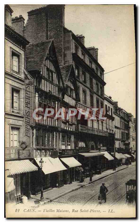 Caen — Vieilles Maisons, Rue Saint-Pierre — L.L.
