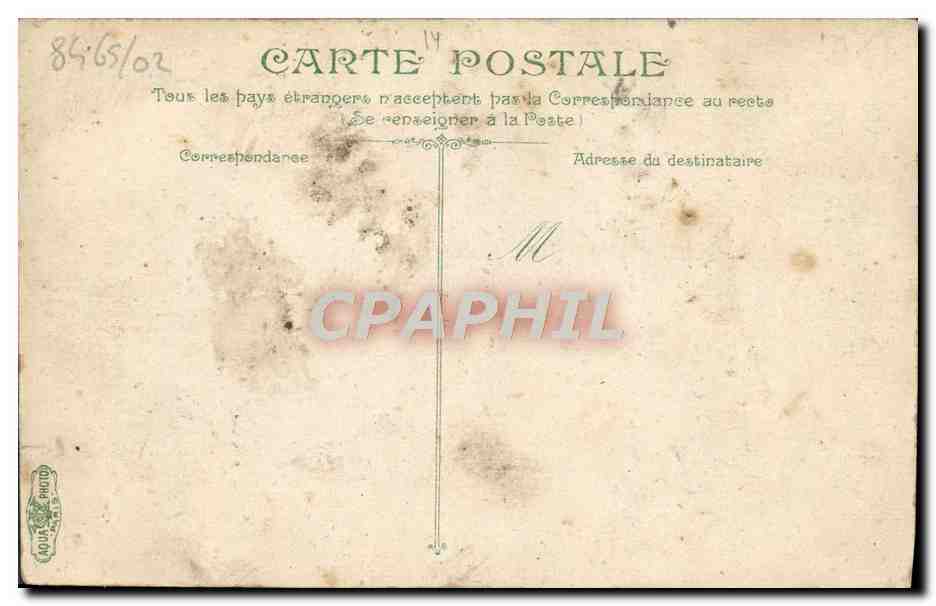 CPA Caen vers le chateau prise de St Pierre — Verso
