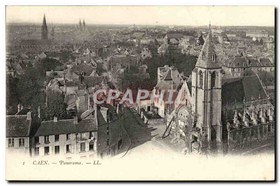 CPA Caen Panorama 