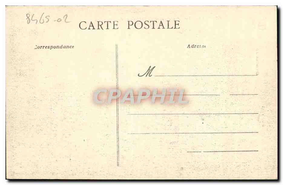CPA Caen Vue generale prise du Labyrlnthe de l'Hotel Dieu — Verso