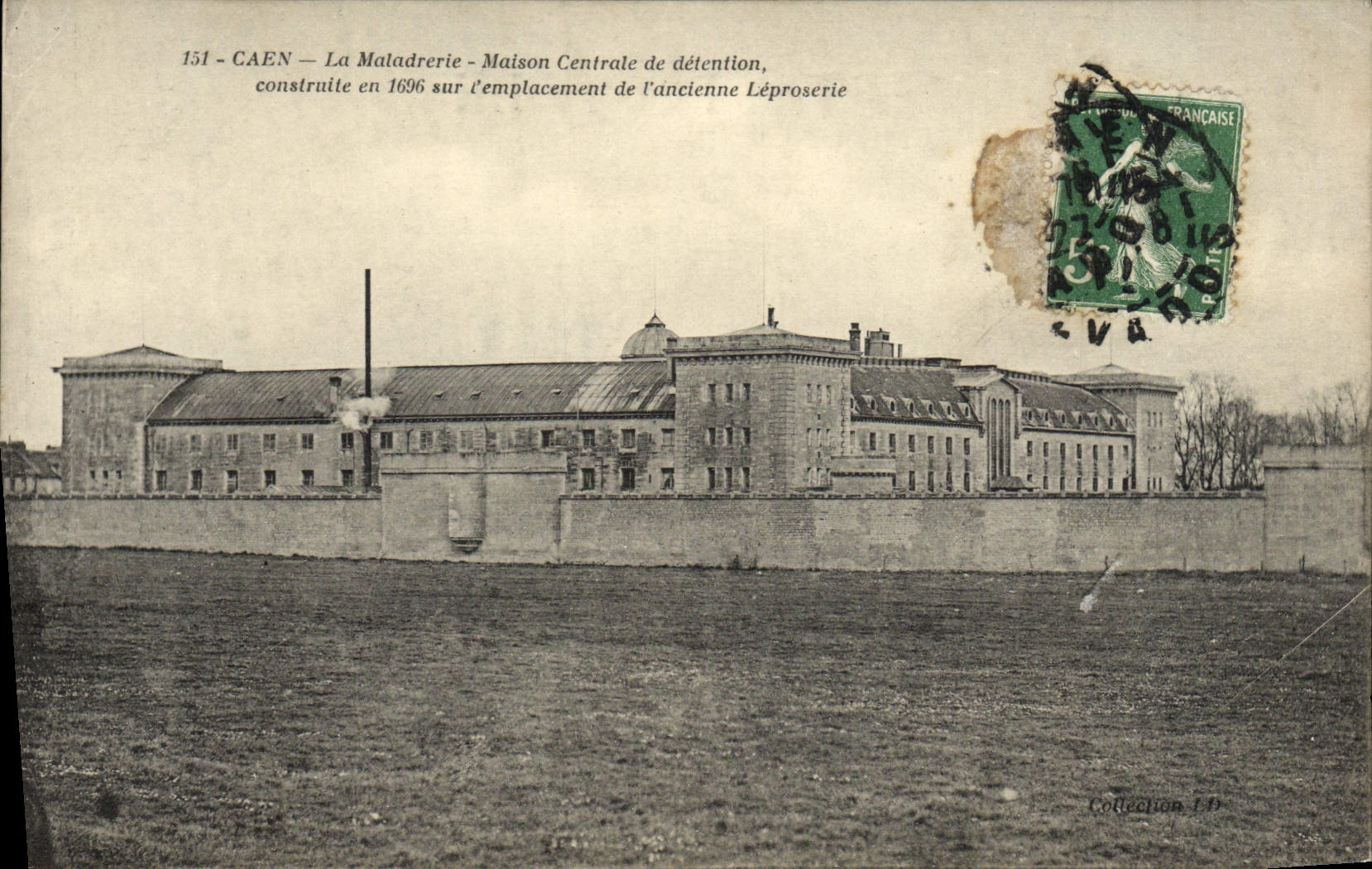 CAEN — La Maladrerie — Maison Centrale de détention, construite en 1696 sur l'emplacement de l'ancienne Léproserie