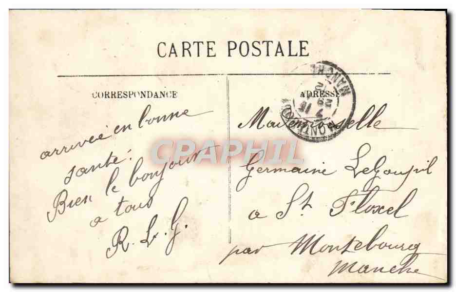 CAEN — L'Abbaye aux Dames — LL. — n°16 — Verso