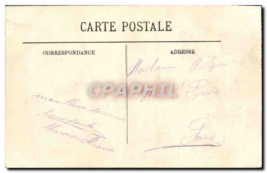 CPA Trouville Les Jetees a l'Heure de la Maree  — Verso
