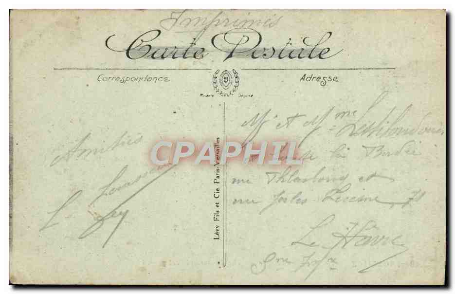 CPA Trouville La Jetee Promenade  — Verso