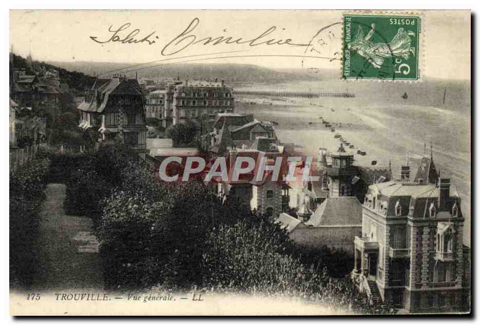 CPA Trouville Vue generale 