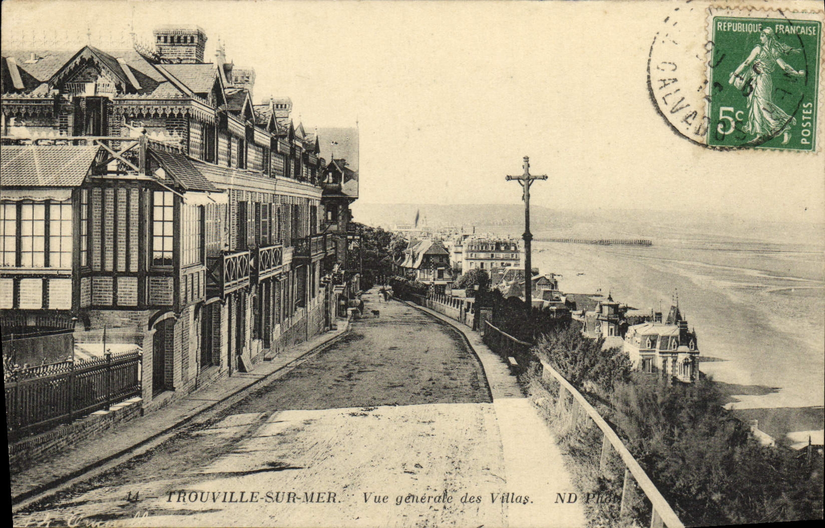 CPA Trouville Vue generale des Villas 