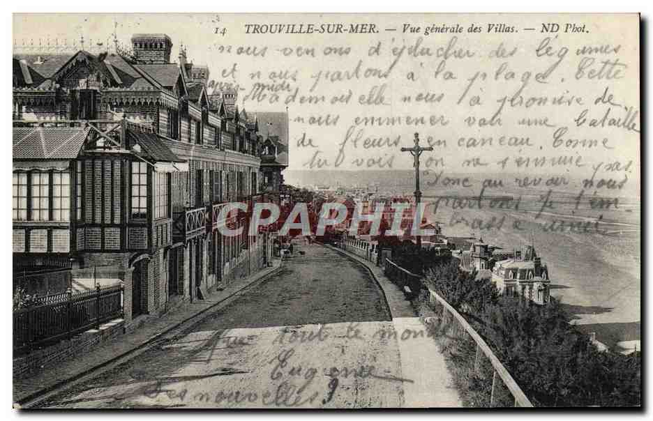 Trouville-sur-Mer — Vue générale des Villas — ND Pbot.