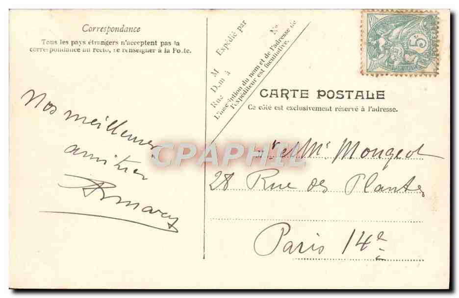 CPA Trouville Vue generale  — Verso