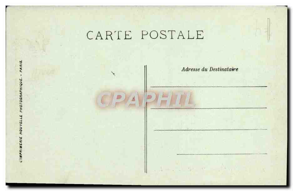 CPA Trouville L'Hotel de Ville  — Rückseite