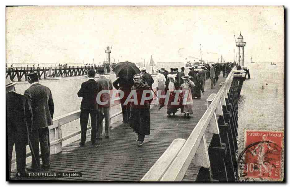 CPA Trouville La Jetee
