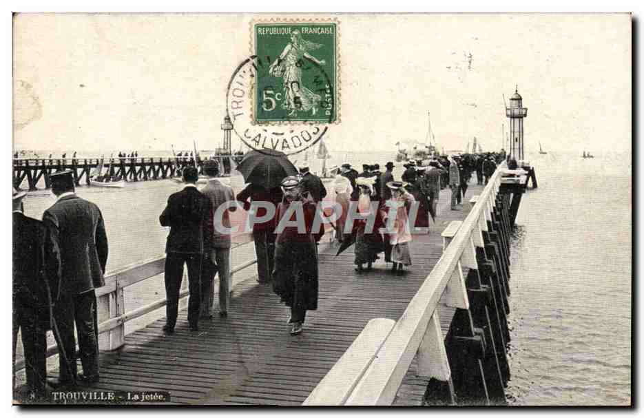 CPA Trouville La Jetee