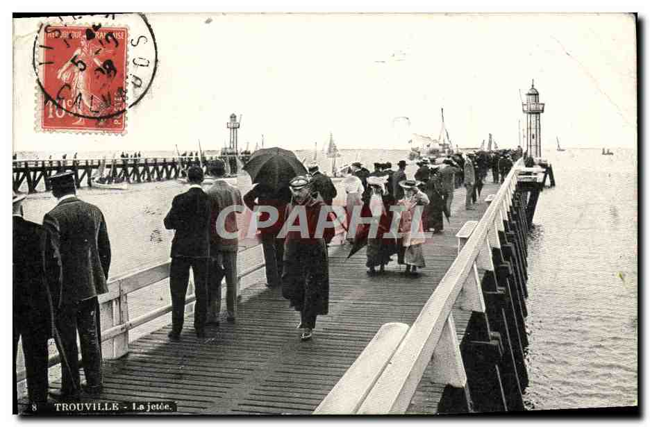 CPA Trouville La Jetee