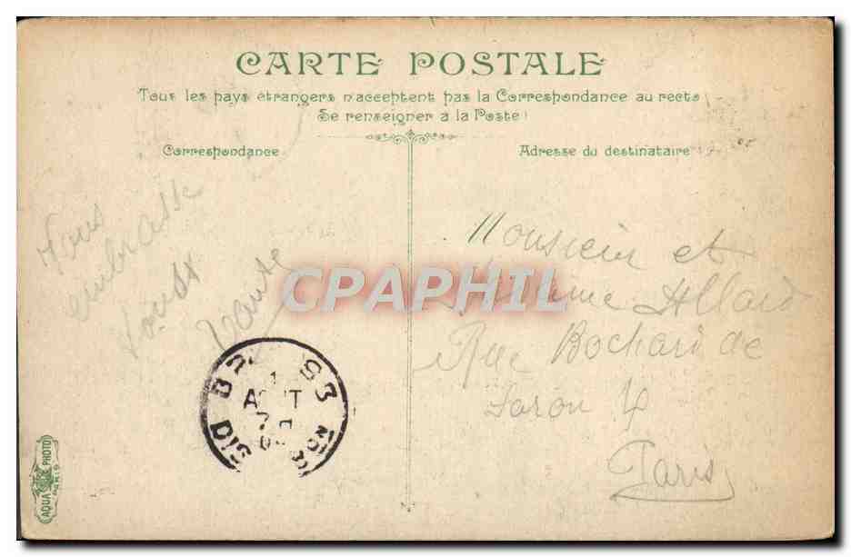 CPA Trouville La Jetee Promenade  — Verso