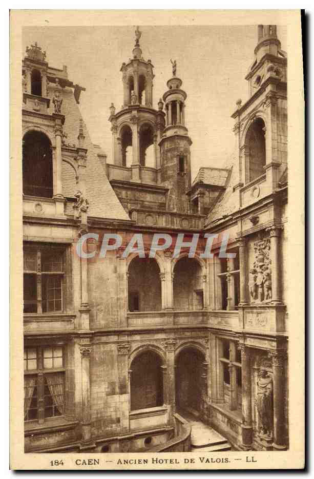 CPA Caen ancien hotel de valois