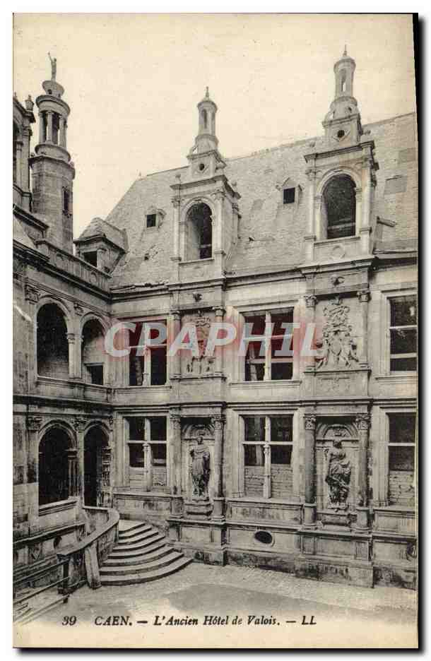 CPA Caen l'ancien hotel de valois