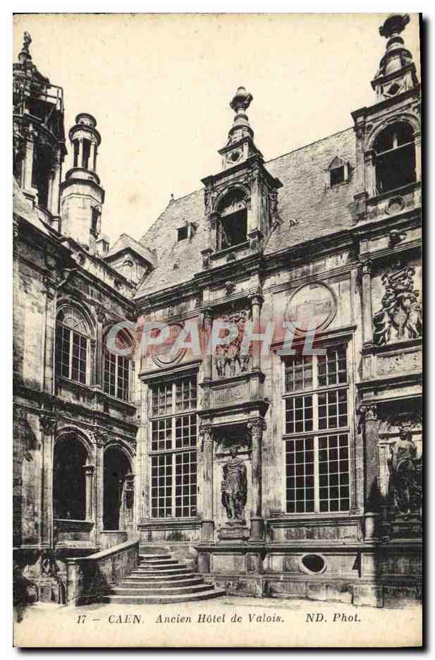 CPA Caen ancien hotel de valois