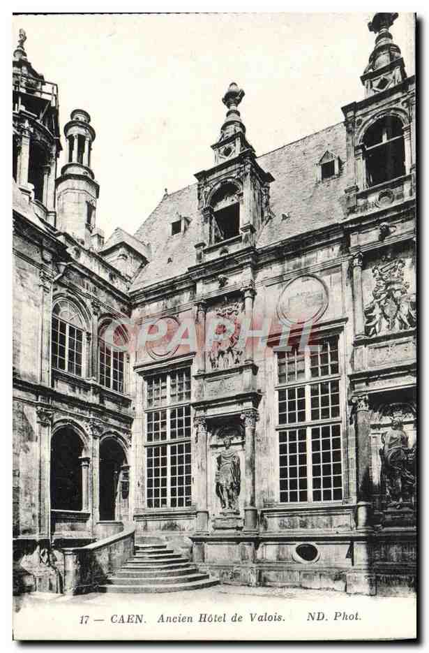 CPA Caen ancien hotel de valois