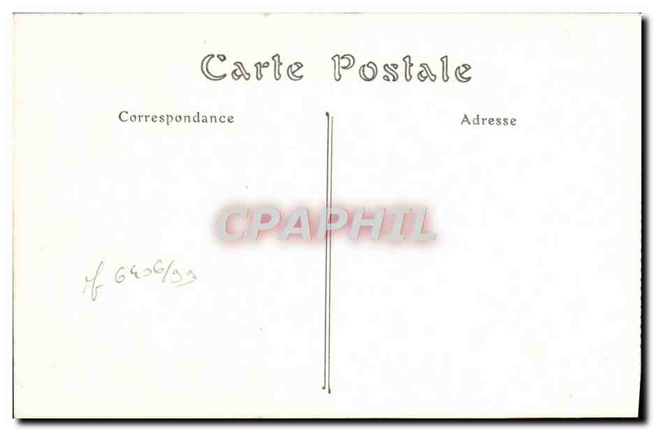 CPA Caen ancien hotel de valois — Verso