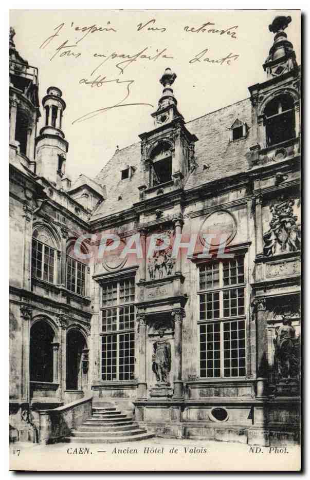 CPA Caen ancien hotel de valois