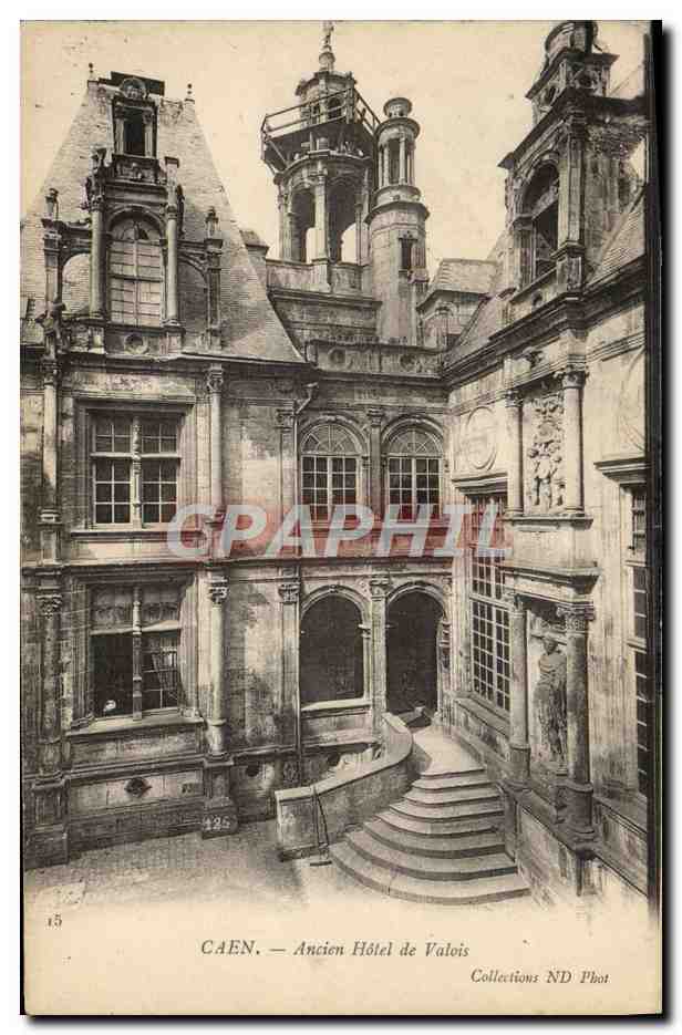 CPA Caen ancien hotel de valois