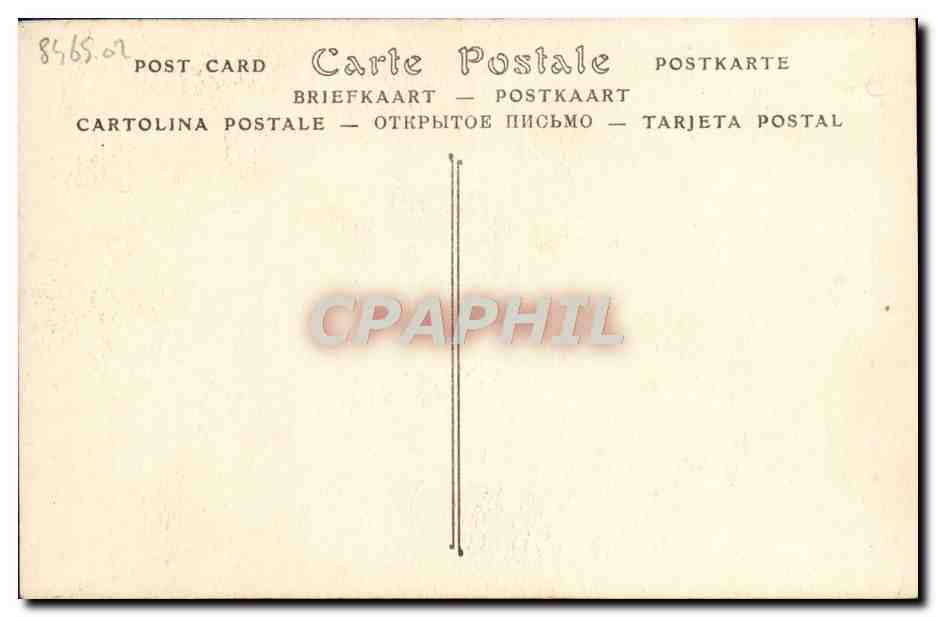 CPA Caen ancien hotel de valois — Verso