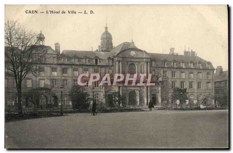 CAEN — L'Hôtel de Ville — Z. D.