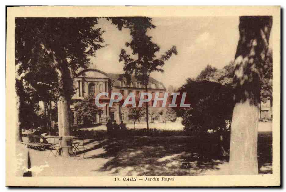 CPA Caen Jardin royal
