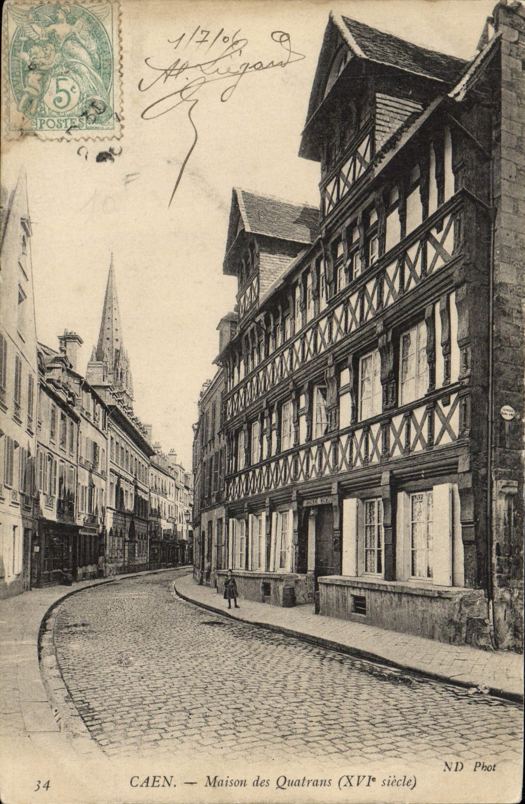 CPA Caen Maison des quatrans
