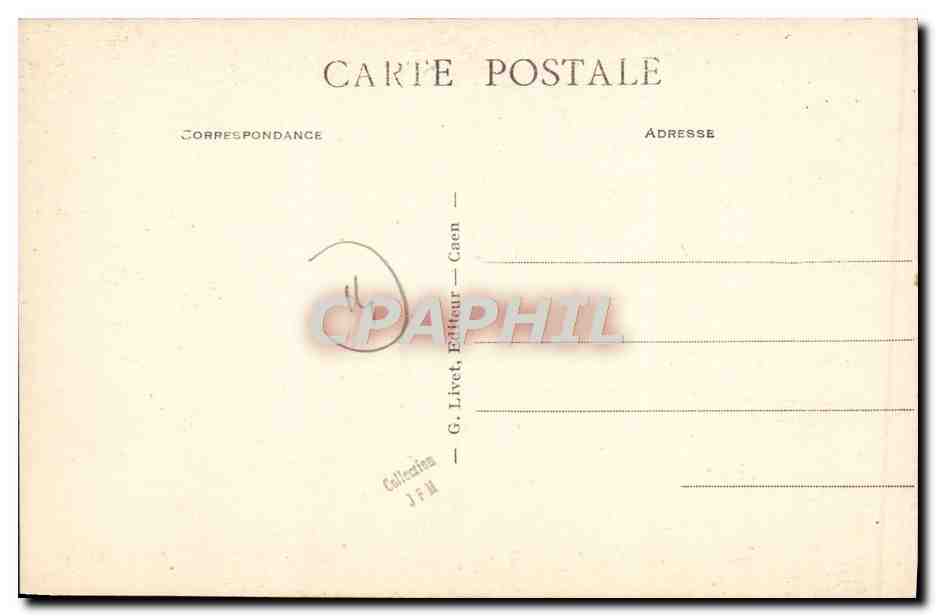 Caen - Boulevard St-Pierre, Le Marché, Tour Leroy — Verso