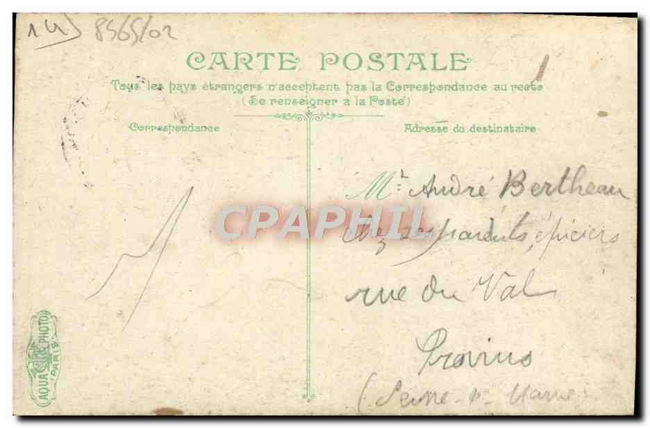 CPA Trouville la jetee Promenade — Verso