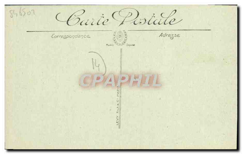 Trouville — Les fêtes à l'heure de la Marée — LL. n°44 — Verso