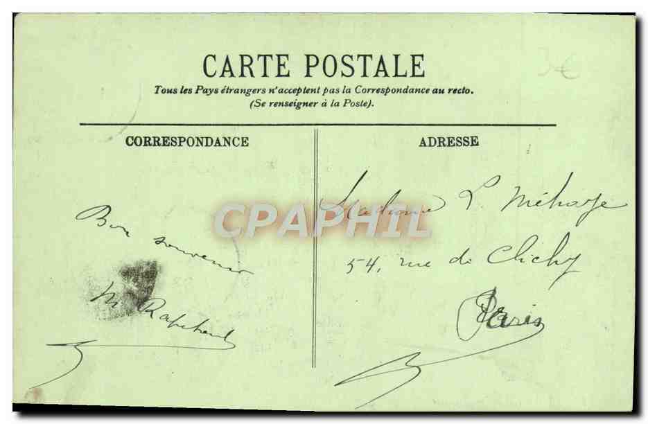 CPA Trouville La jetee promenade — Verso