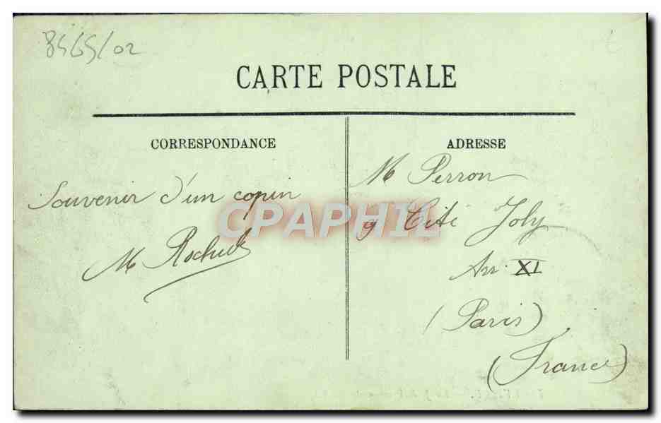 CPA Trouville La jetee promenade — Rückseite
