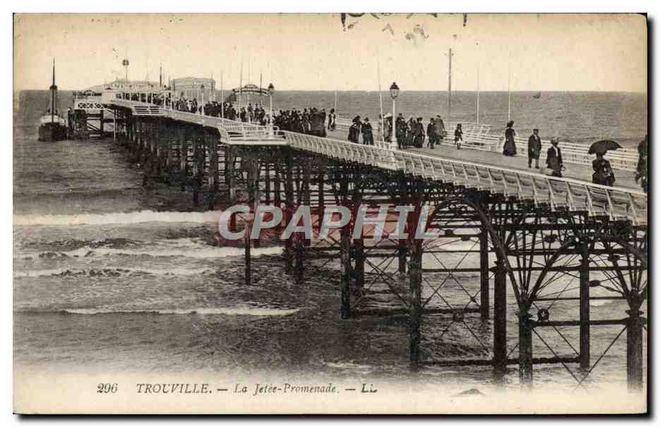 CPA Trouville La jetee promenade