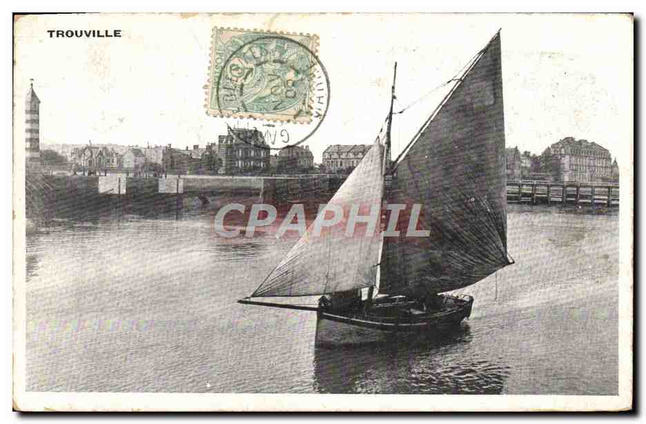 CPA Trouville Bateau