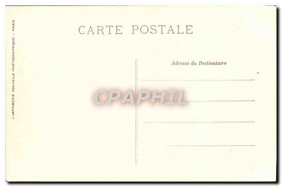 CPA Trouville La plage et l'hotel de paris — Rückseite