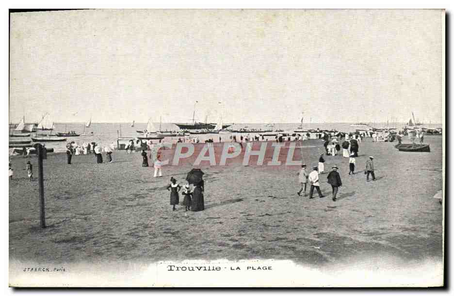 CPA Trouville la plage