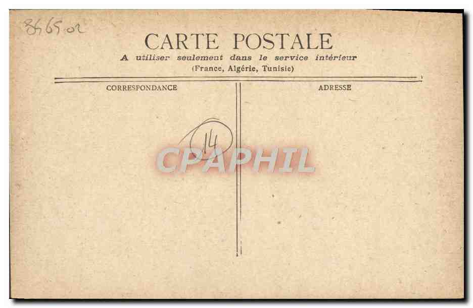CPA Trouville la plage — Rückseite