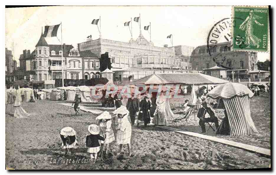 CPA Trouville la plage le casino