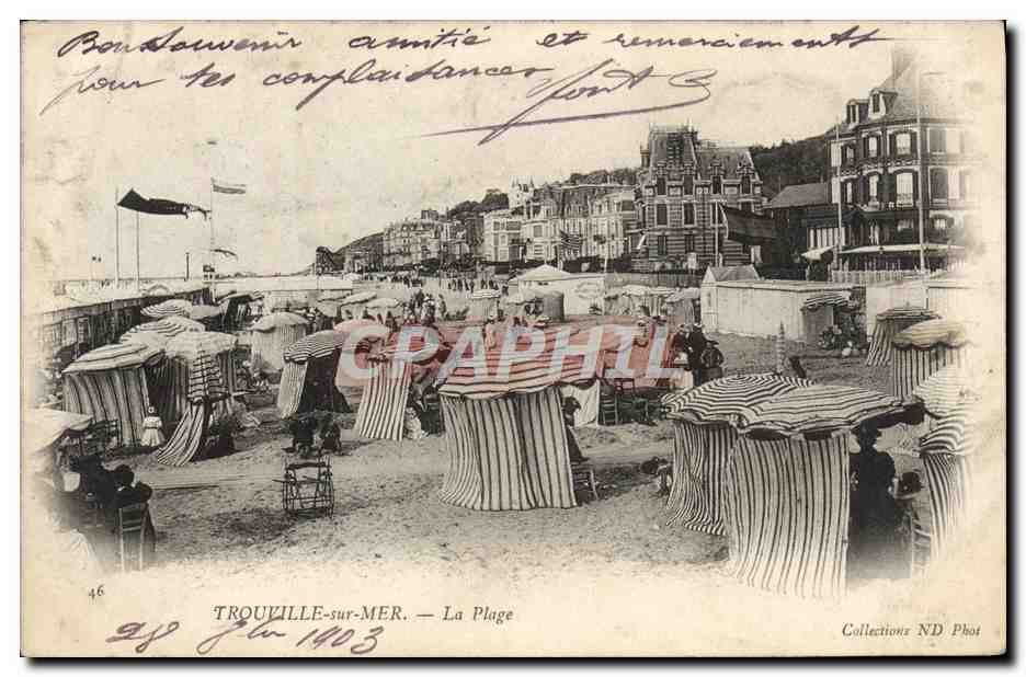 TROUVILLE-sur-MER — La Plage — Collections ND Phot