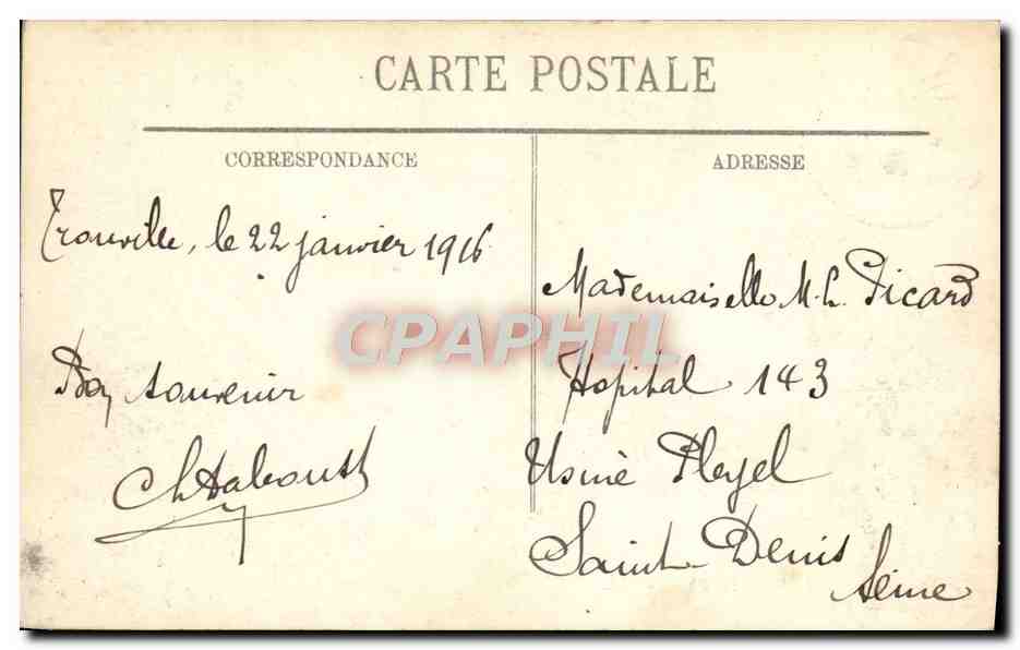 Trouville — La Plage — LL. — Reverso